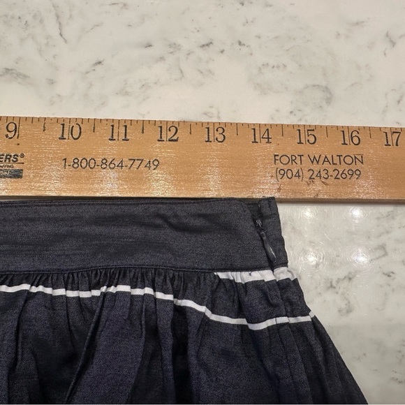 🌸3 for $20🌸 Tommy Hilfiger Striped Maxi Skirt Womens Sz 2 Nautical Prep Classic - Picture 7 of 8
